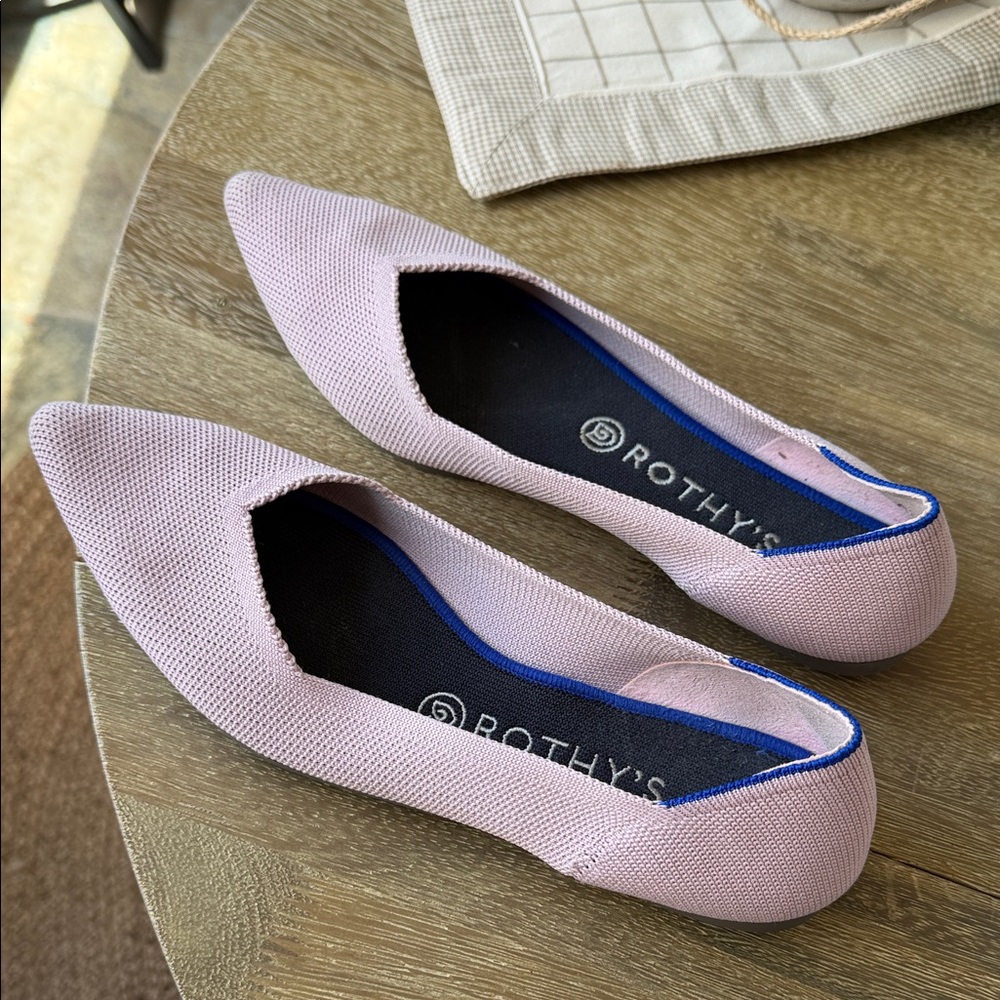 Rothy's Women's Light Pink Loafers